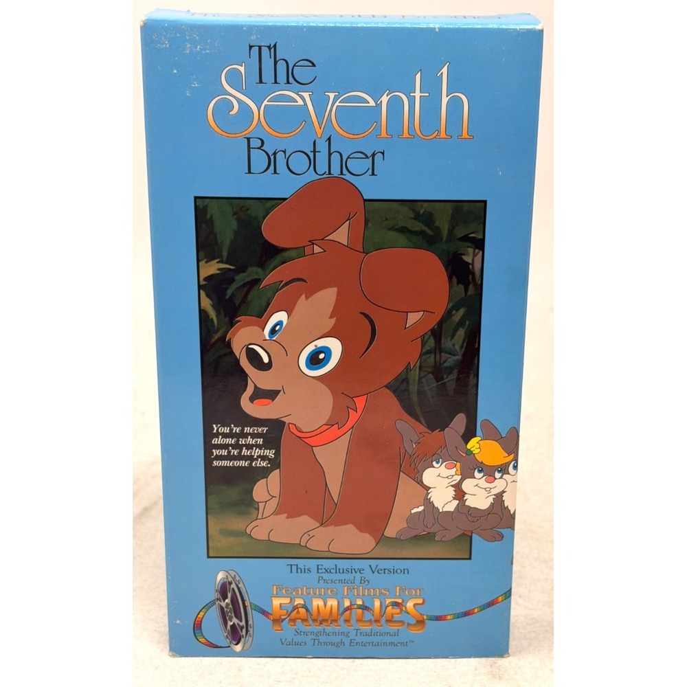 The Seventh Brother VHS 1994 Feature Films for Families Animated Movie